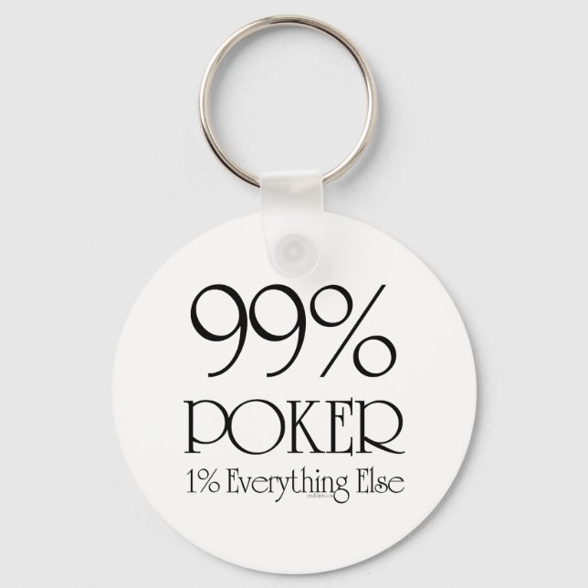 99% Poker Key Ring (Front)