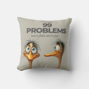 99 Problems Pillow - Rest with Sass