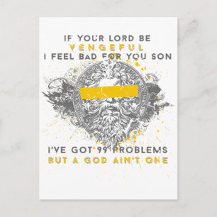 99 Problems Postcard