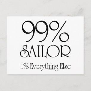 99% Sailor Postcard