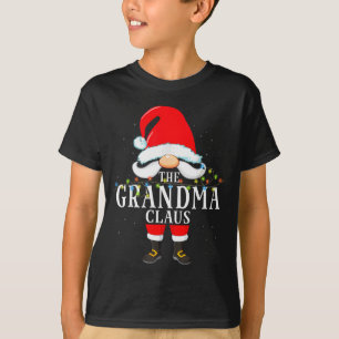 99 Santa Claus Matching Family Pajama Grandma Clau T-Shirt
