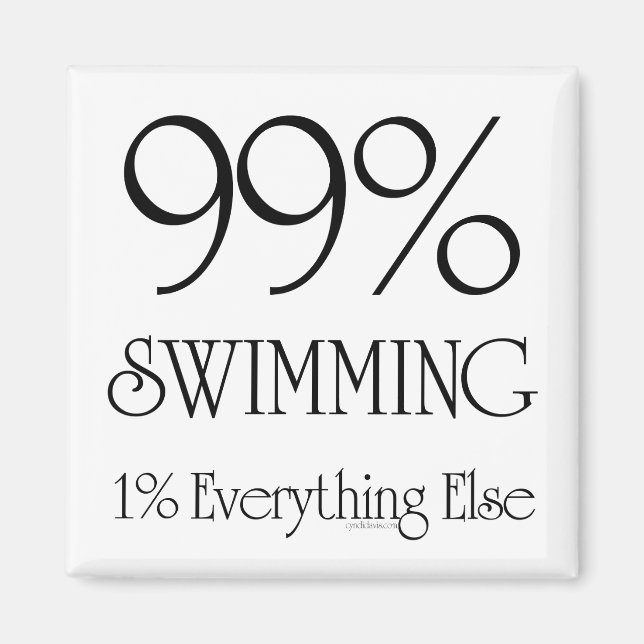 99% Swimming Magnet (Front)