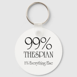 99% Thespian Key Ring
