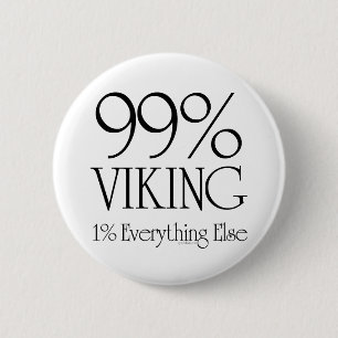 99% Viking 6 Cm Round Badge
