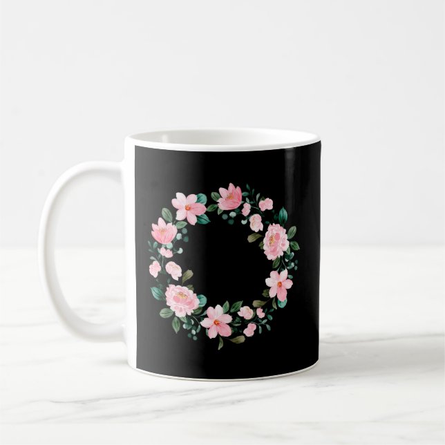 99 Years Loved 99 Floral 99Th Coffee Mug (Left)