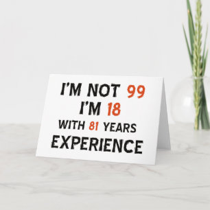 99th birthday designs card