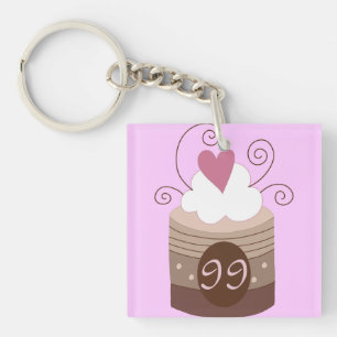 99th Birthday Gift Ideas For Her Key Ring
