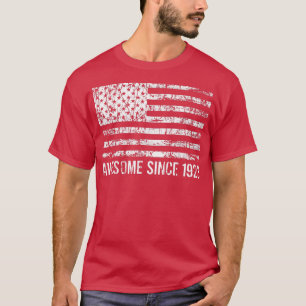 99th birthday, vintage usa , Awesome since 1923 T-Shirt