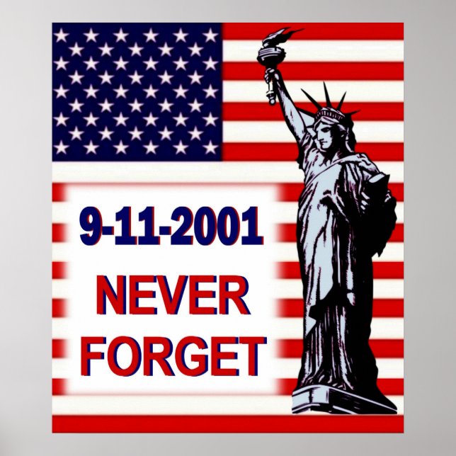 9-11-2001-Never Forget Poster (Front)