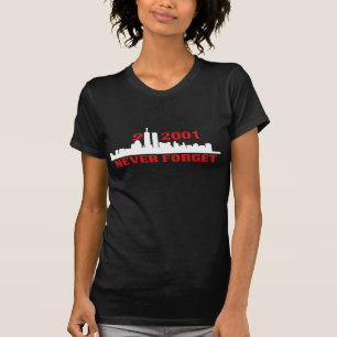 9-11-2011, NEVER FORGET T-Shirt