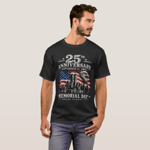 9/11 25th Anniversary Never Forget Shirt, Patrioti T-Shirt