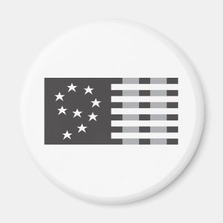 9-11 Commemorative Logo Black and White Magnet