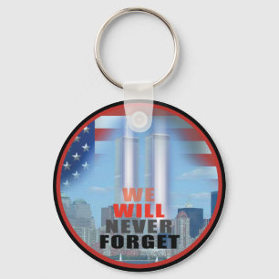 9/11 Keychain - We Will Never Forget