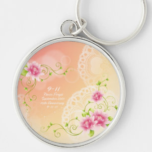 9-11 May We Never Forget  Keychain