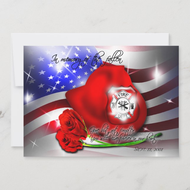 9/11 memorial Invitation (Front)