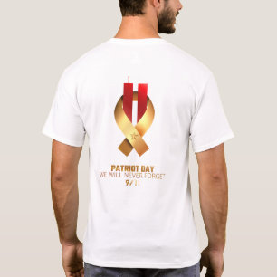 9/11 Memorial - We Will Never Forget T-Shirt