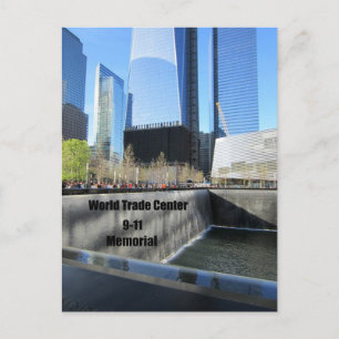 9/11 Memorial, World Trade Centre, New York City Postcard