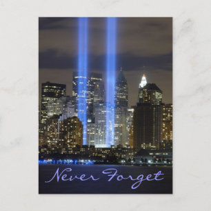 9 11 Never Forget, Always Remember Postcard