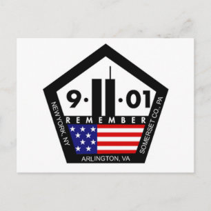9 11 Never Forget, Always Remember Postcard
