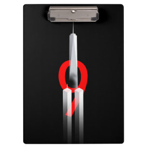 9 11 Never Forget Remember 9.11.2001  Memorial Clipboard