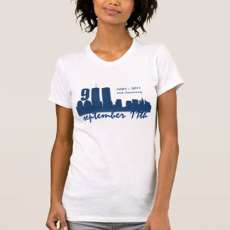 9/11 September 11th -10th Anniversar Grunge Tshirt