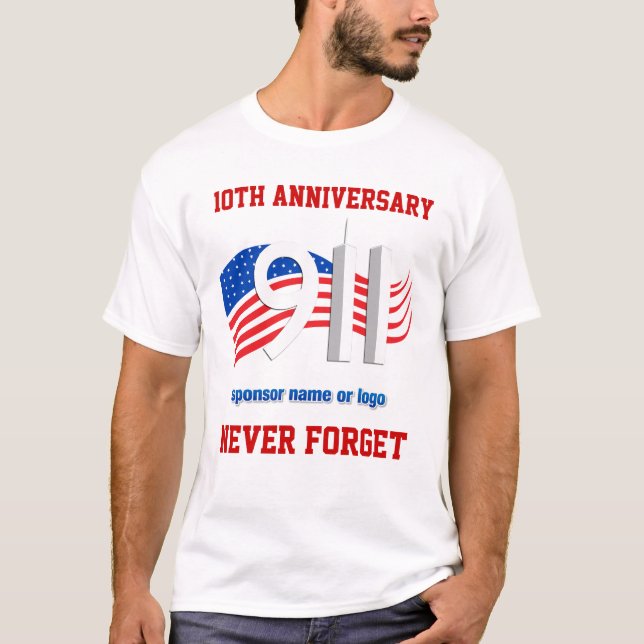 9/11 - September 11th - NY Sponsored Event Tees (Front)