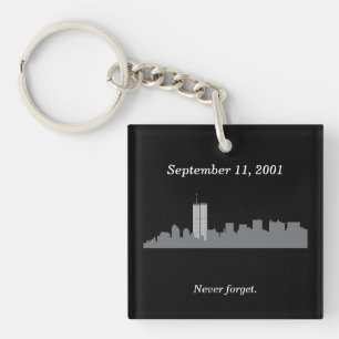 9/11 Vector Memorial Key Ring