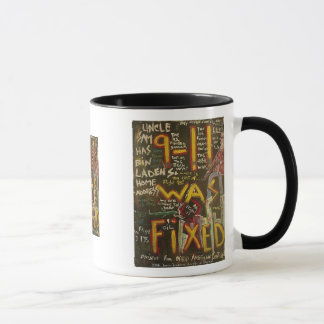 9-11 was fixed (black) mug