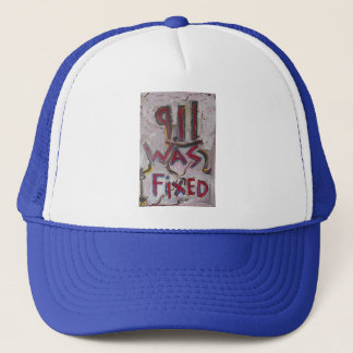 9-11 what fixed trucker hat
