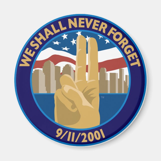 9/11Memorial Symbol Magnet (Front)