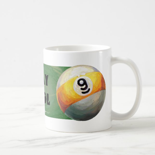 9 ball coffee mug (Right)