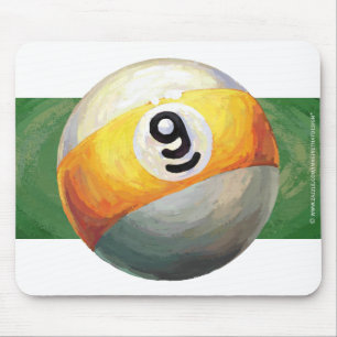 9 ball mouse mat