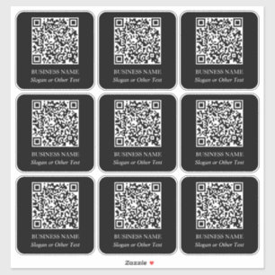 9 Business name with QR code 