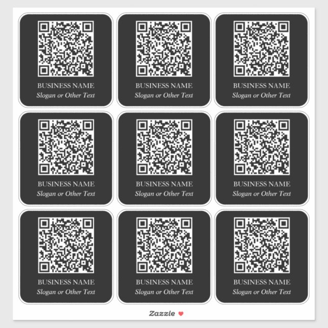 9 Business name with QR code  (Sheet)