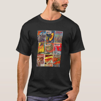 9 Classic SF Pulp Covers T-Shirt