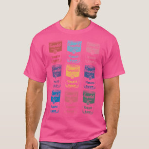 9 Colourful Campbell'S Soup Cans T-Shirt