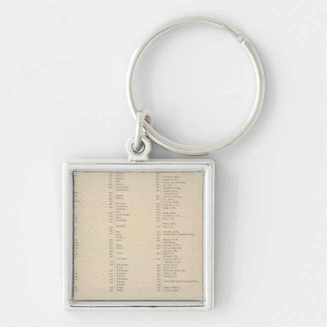 9 Congressional Districts Key Ring (Front)