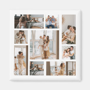9 Custom Photo Collage Template Magnets