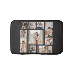 9 Custom Photo Collage Template Personalise Bath Mat