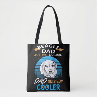 9 Dad Beagle Dad Cooler Tote Bag