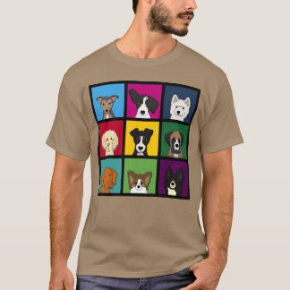 9 dogs gift boy T-Shirt