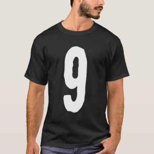 9 Happy B-Day Py Lava Font T-Shirt