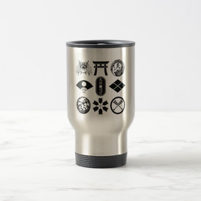 9 kamons Ver.2 Travel Mug (Center)