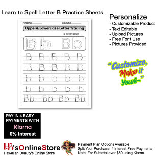 9 Learn To Spell Letter B Teacher Home Schooling