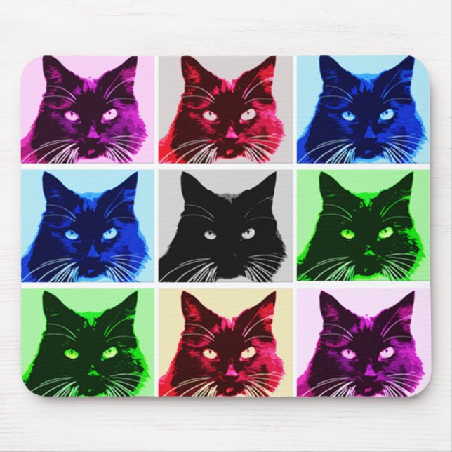 9 lives cat mouse mat (Front)
