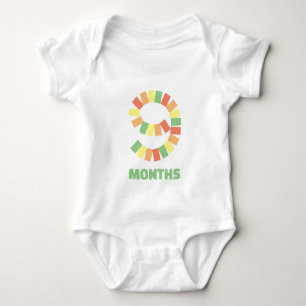 9 MONTHS OLD BABY BODYSUIT