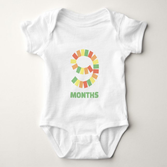 9 MONTHS OLD BABY BODYSUIT (Front)