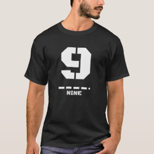 9(Nine) NATO Phonetic Number & Morse Code T-Shirt