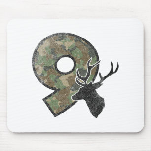 9 Nine Year Old Boy Ninth Birthday Country Camo De Mouse Mat