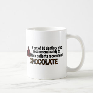 9 Out Of 10 Dentist Recommend Chocolate Coffee Mug